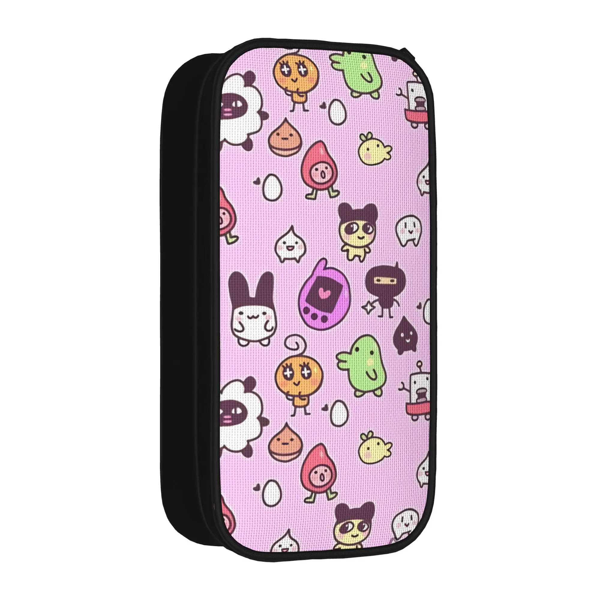 

Large Capacity Pencil Case Tamagotchis School Accessories Double Layer Pencil Case Stationery Girl Make Up Bag Suprise Gift