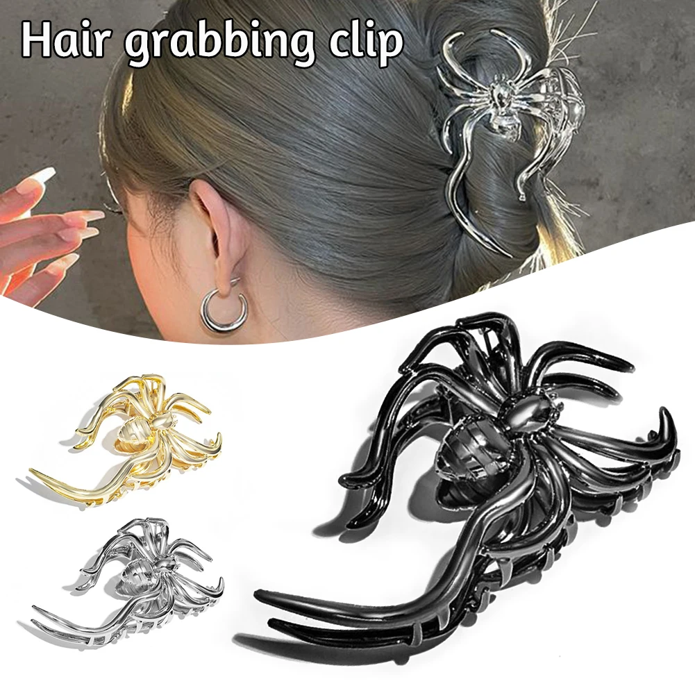 Spiders Shape Hair Clip Fashionable Lightweight Hair Styling Clip Birthday Gift