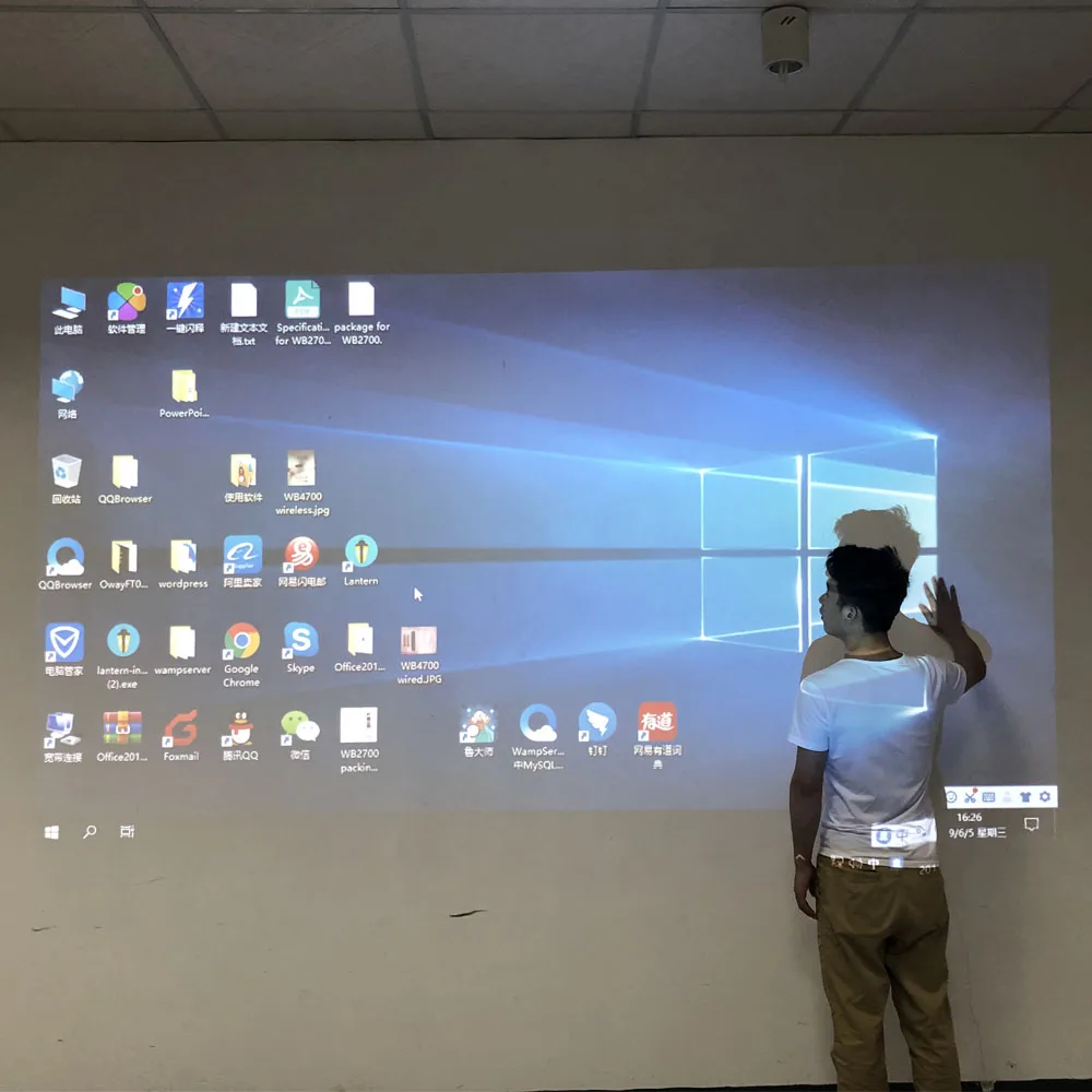 Multi Touch Screen Digital Smart Board Portable Infrared Interactive Whiteboard for Children Classroom Education Presentation