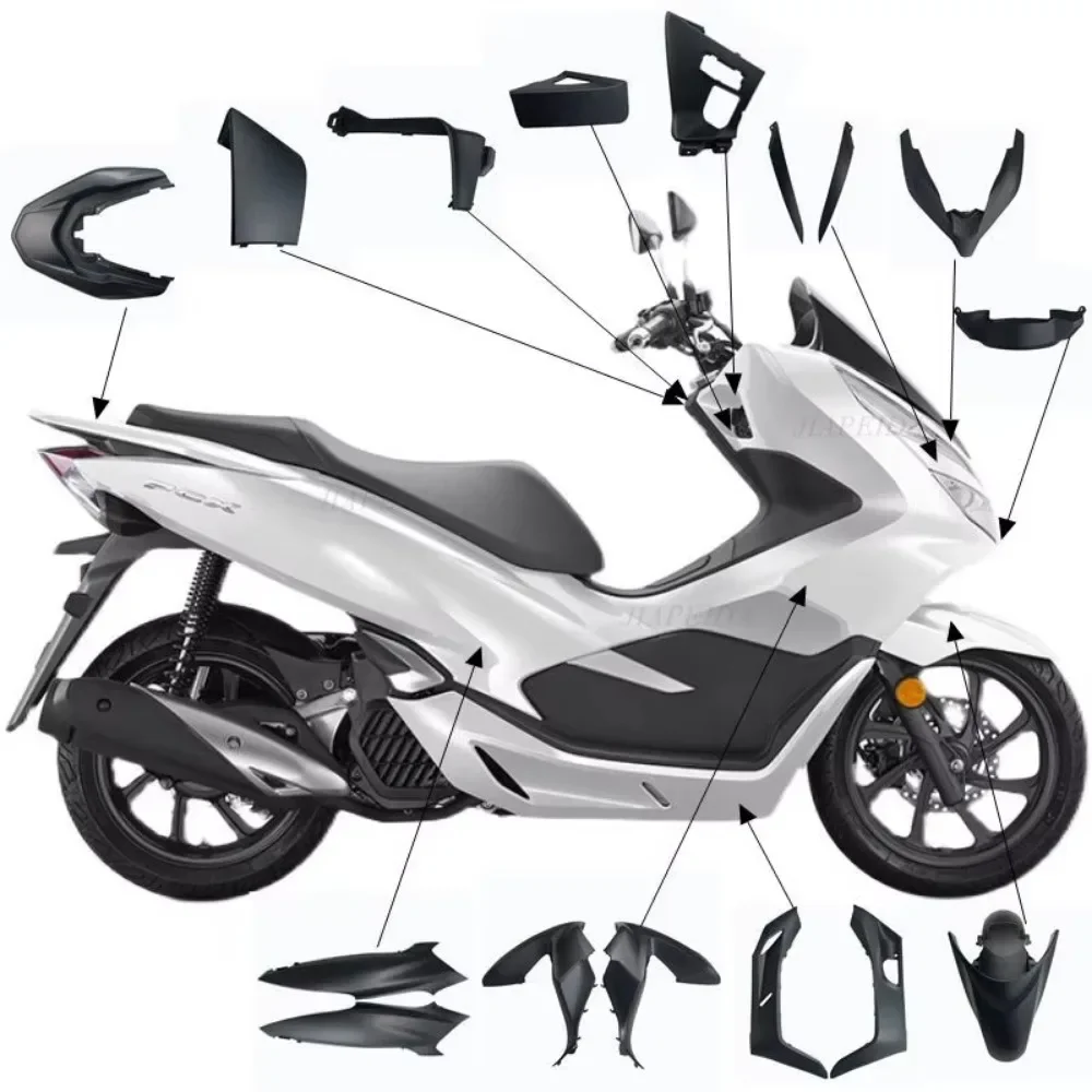 

Modified motorcycle acssories PCX150 PCX125 PCX body part Plastic Fairing kit parts for honda pcx125 pcx150 2018 2019 2020