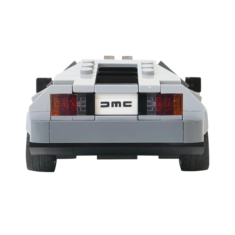 Gobricks DeLorean DMC-12 Car Set Model Building Block Back To The Future Time Machine Car Bricks Toy For Boys Girls Birthday Toy