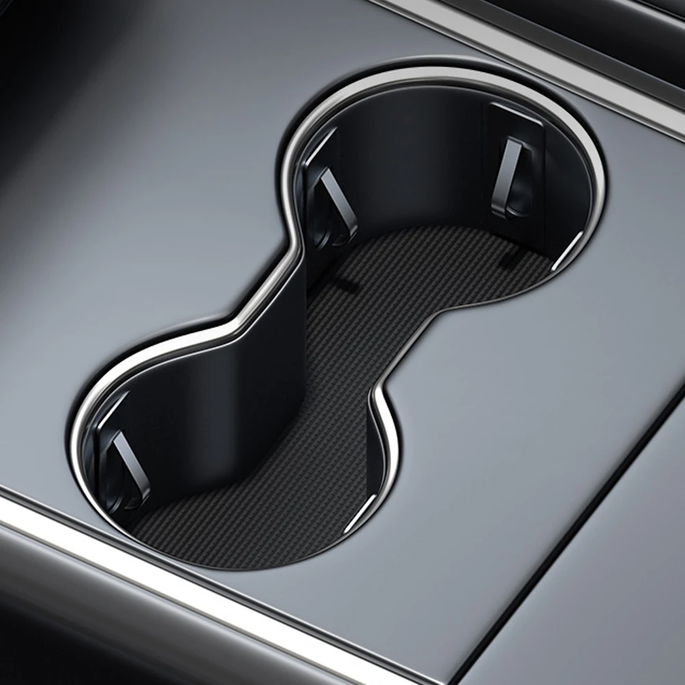 مشابك تثبيت حامل أكواب السيارة، وسادة حد ذاتية اللصق، مانع انزلاق لفتحة حامل الأكواب في السيارة - 2