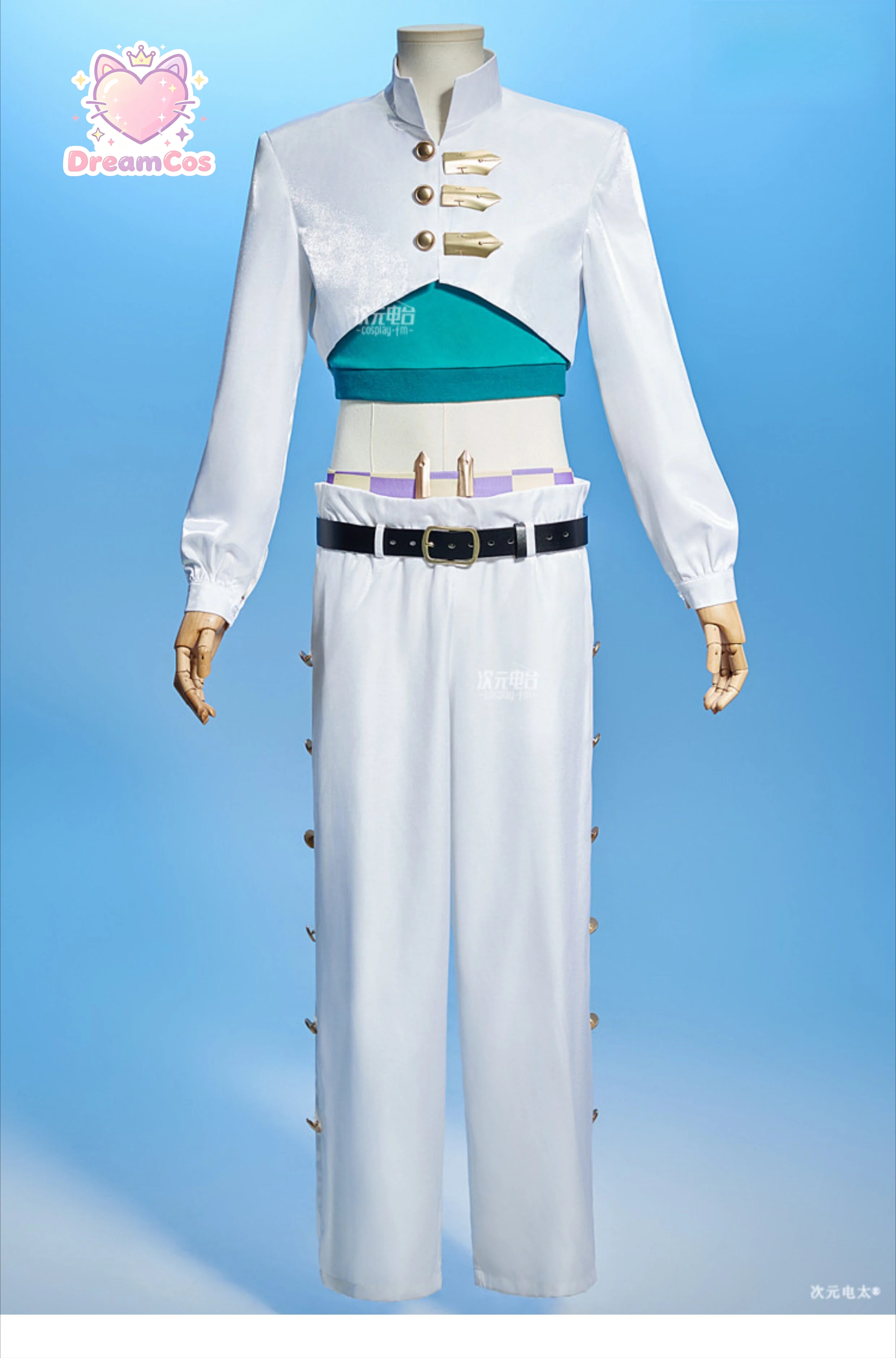 JoJo's Bizarre Adventure Rohan Kishibe Cosplay Costume Workwear Full Set Anime DreamCos