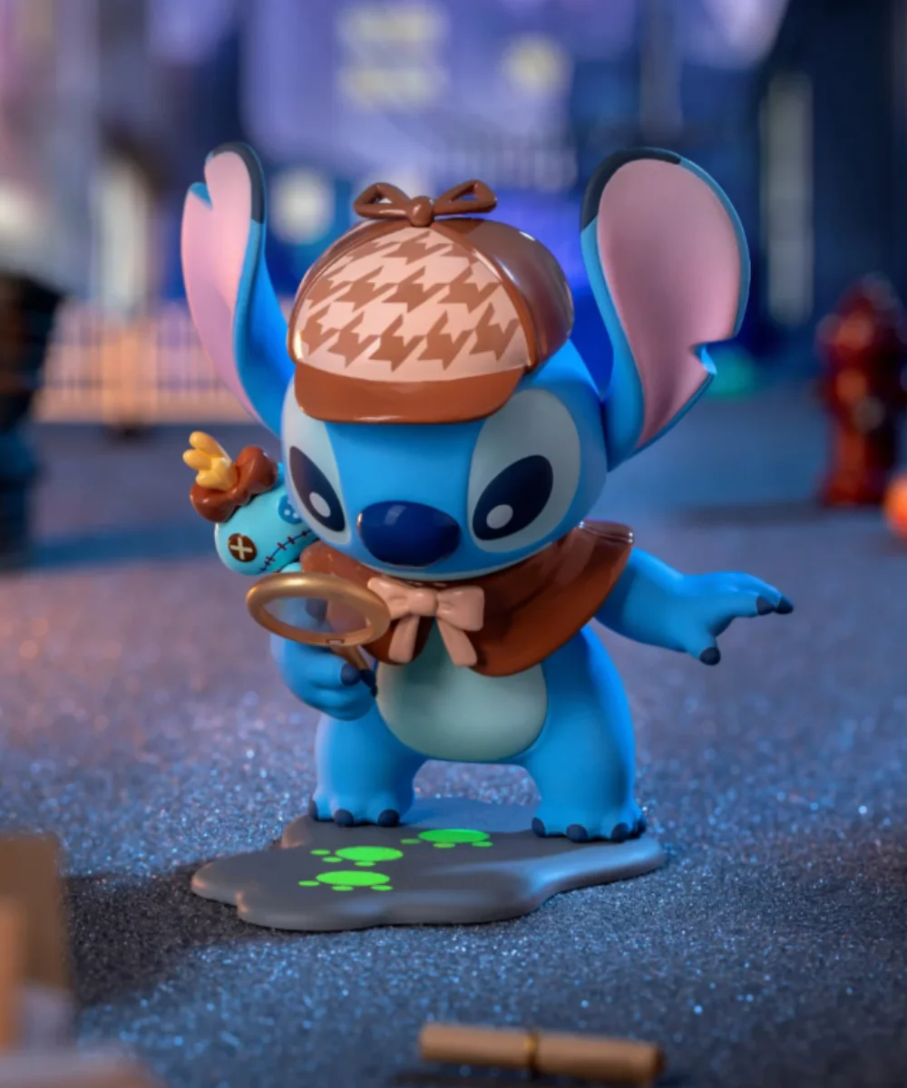 Figuras de caja ciega de la serie Stitch City Adventure, muñeco de personaje de dibujos animados, modelo de decoración, colección de juguetes, regalo, 2025