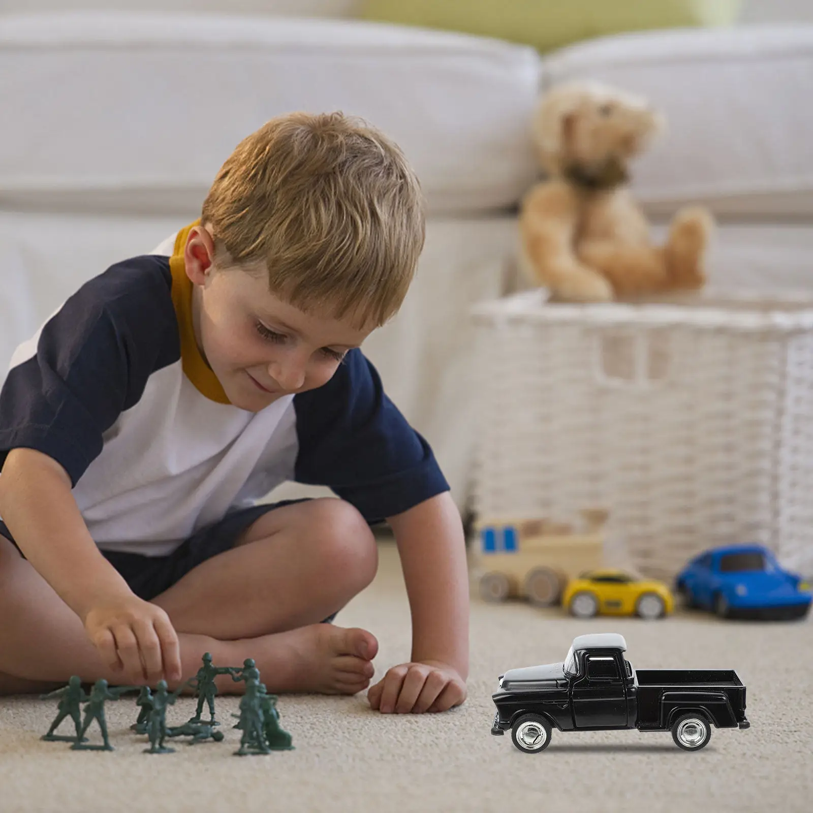 

Small Alloy Off Road Truck Vehicle for Kids Room Living Room Office Decoration Tabletop Shelf Display Birthday Christmas Party