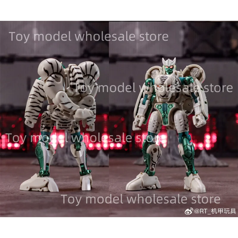 [متوفر الآن مع مكافأة] شخصية روبوت التحول T0YS BW RT-04 RT04 Tigatron ZHOU HU Beast Wars