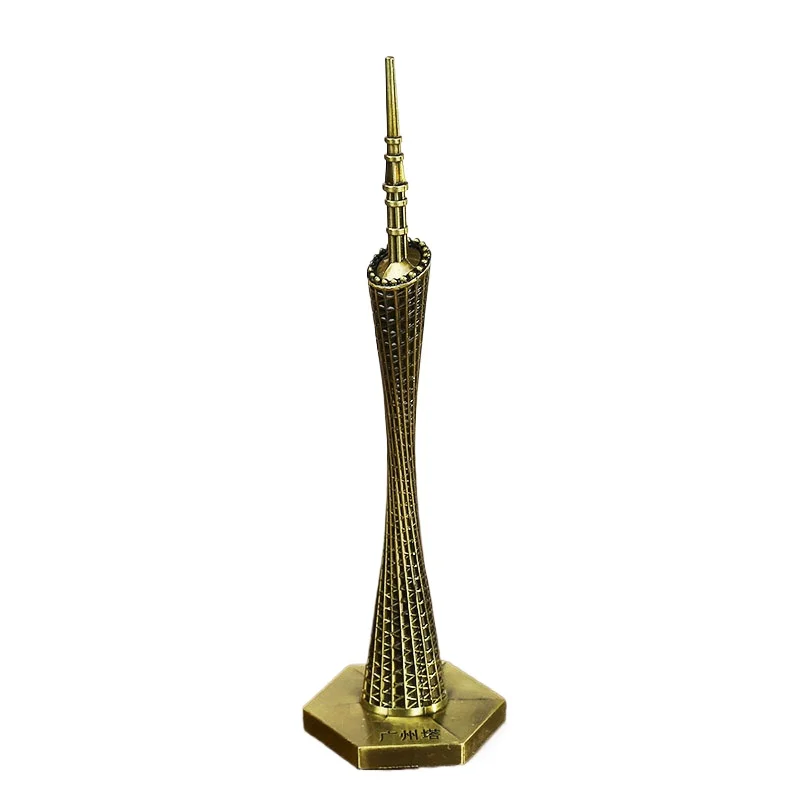 

Canton Tower Creative Office Desktop Ornaments Crafts China Travel Souvenirs Figurines Home Decoration House Model Festive Gift