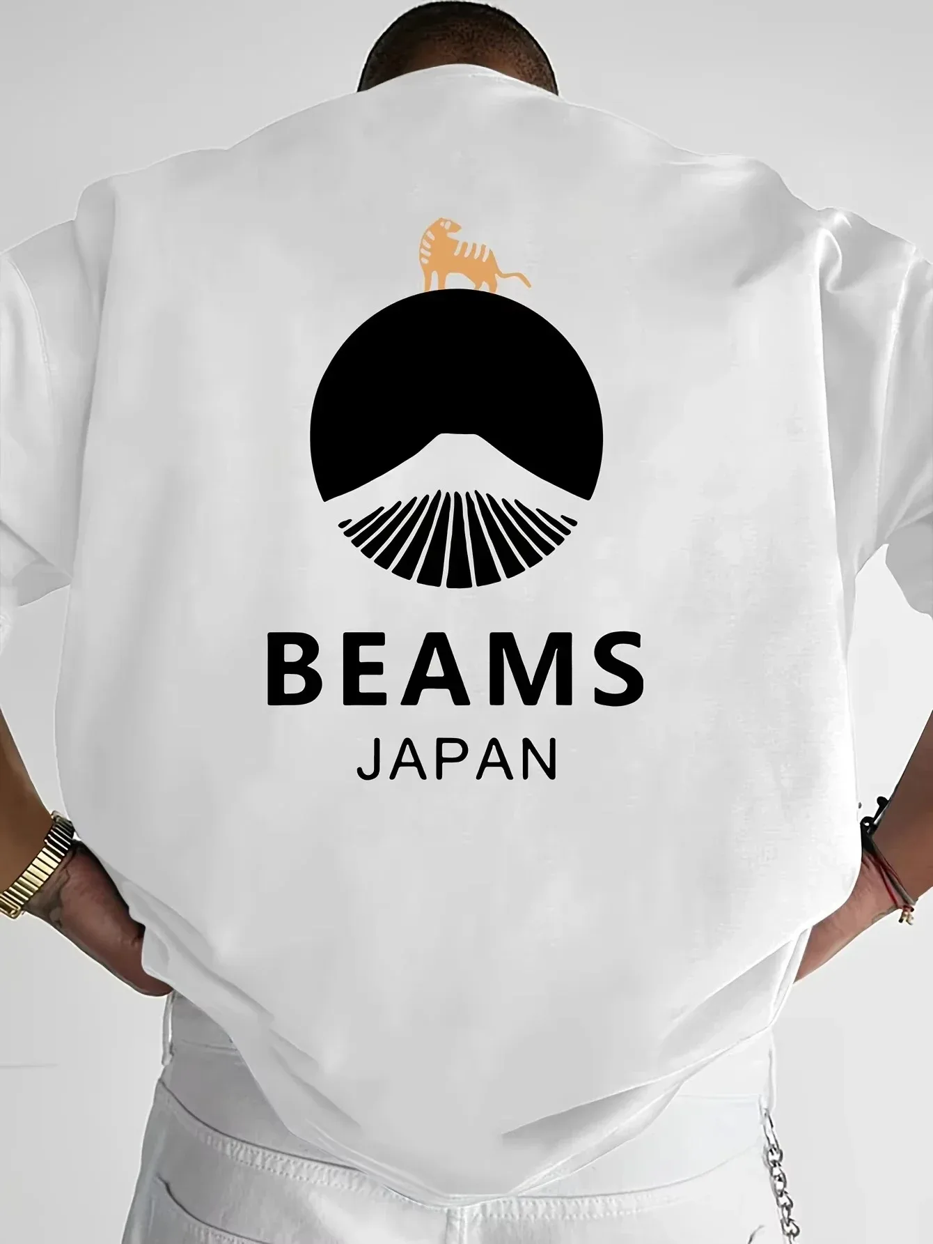 Neues Sommer BEMAS Modisches Muster 3D-Druck Atmungsaktives Schnelltrocknendes Herren Übergrößen-T-Shirt Outdoor Freizeit Eltern-Kind-Kleidung