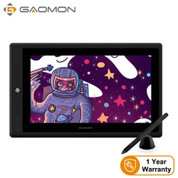 GAOMON PD156PRO Tableta gráfica para dibujar Pantalla IPS HD completamente laminada de 15,6 pulgadas con bolígrafo sin batería de 8192 niveles