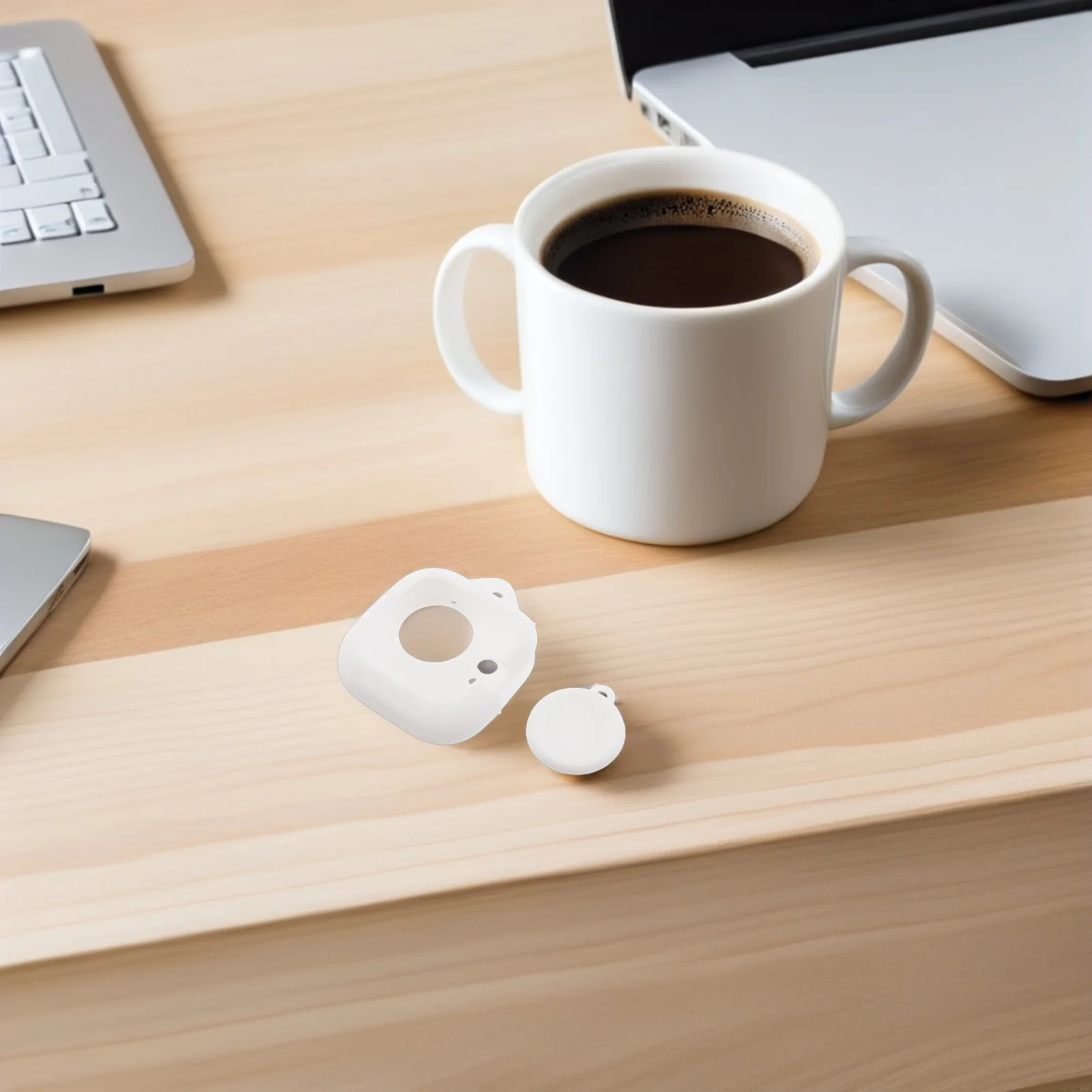 

Soft Silicone Protective Case White Shockproof Anti-Drop Cover for Action Camera Portable Travel Outdoor Camera Protection