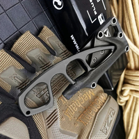 Mini Tactical Fixed Blade Knife 440C Blade with Sheath  Portable Outdoor Survival Pocket Knife Sharp EDC Rescue Defense Knife