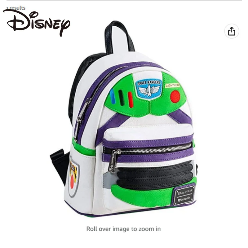 MINISO Disney Loungefly Toy Story Space Ranger Ba Guangsi Year School Bag Children's Backpack Men's and Women's Leisure Bag