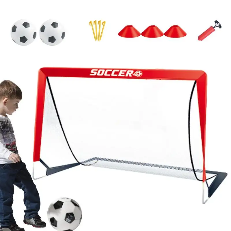 

Foldable Soccer Goals Training Soccer Goals Backyard Soccer Goals For Kids Toddler Goal Net Targets Portable Soccer Goal Mini