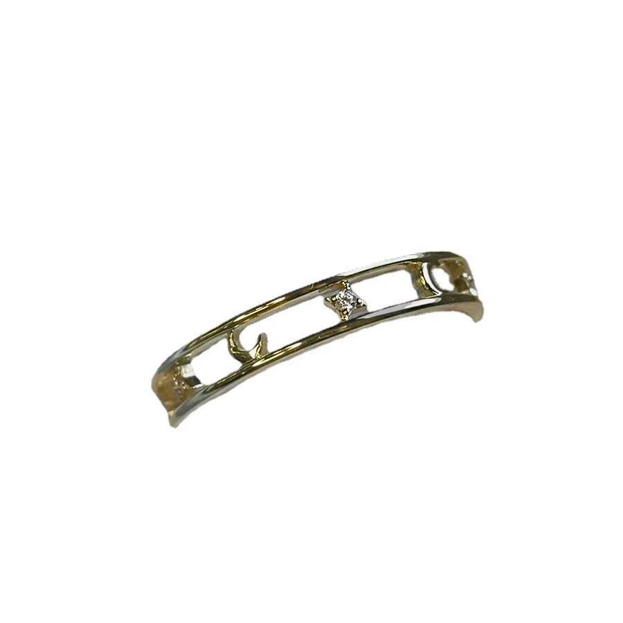 Ins خاتم مزاجه بسيط S925 الفضة النقية أنثى تصميم الأزياء المتخصصة 2021 خاتم نمط جديد رائع #5