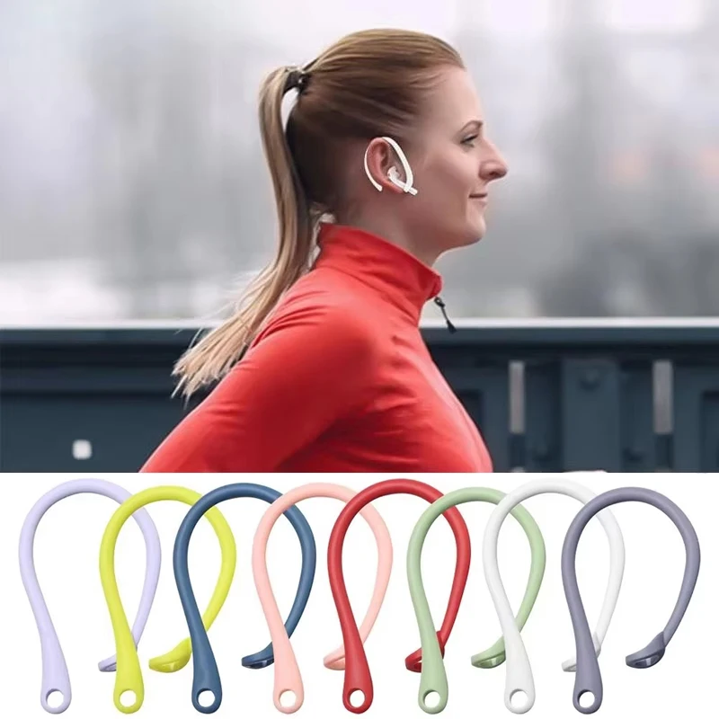 1 زوج سيليكون مكافحة خسر سيليكون الأذن هوك ل أبل Air Pods 4 3 2 1 برو الرياضة مكافحة الإفلات الأذن هوك اللاسلكية سماعة الأذن السنانير