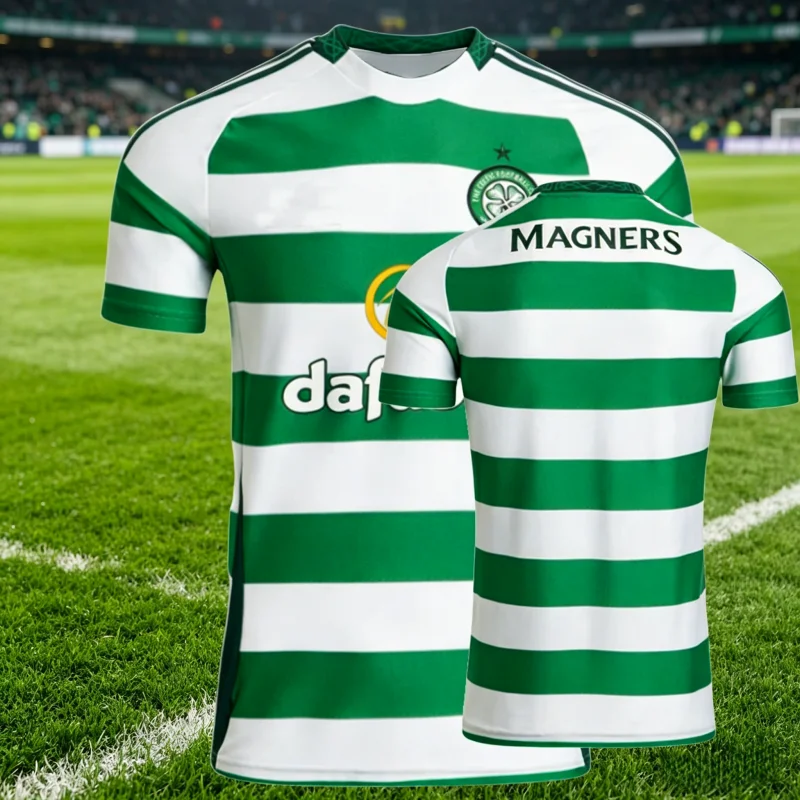 Camiseta de Fútbol Celtic 2026, Local y Visitante, Transpirable y Cómoda, para Familias y Niños