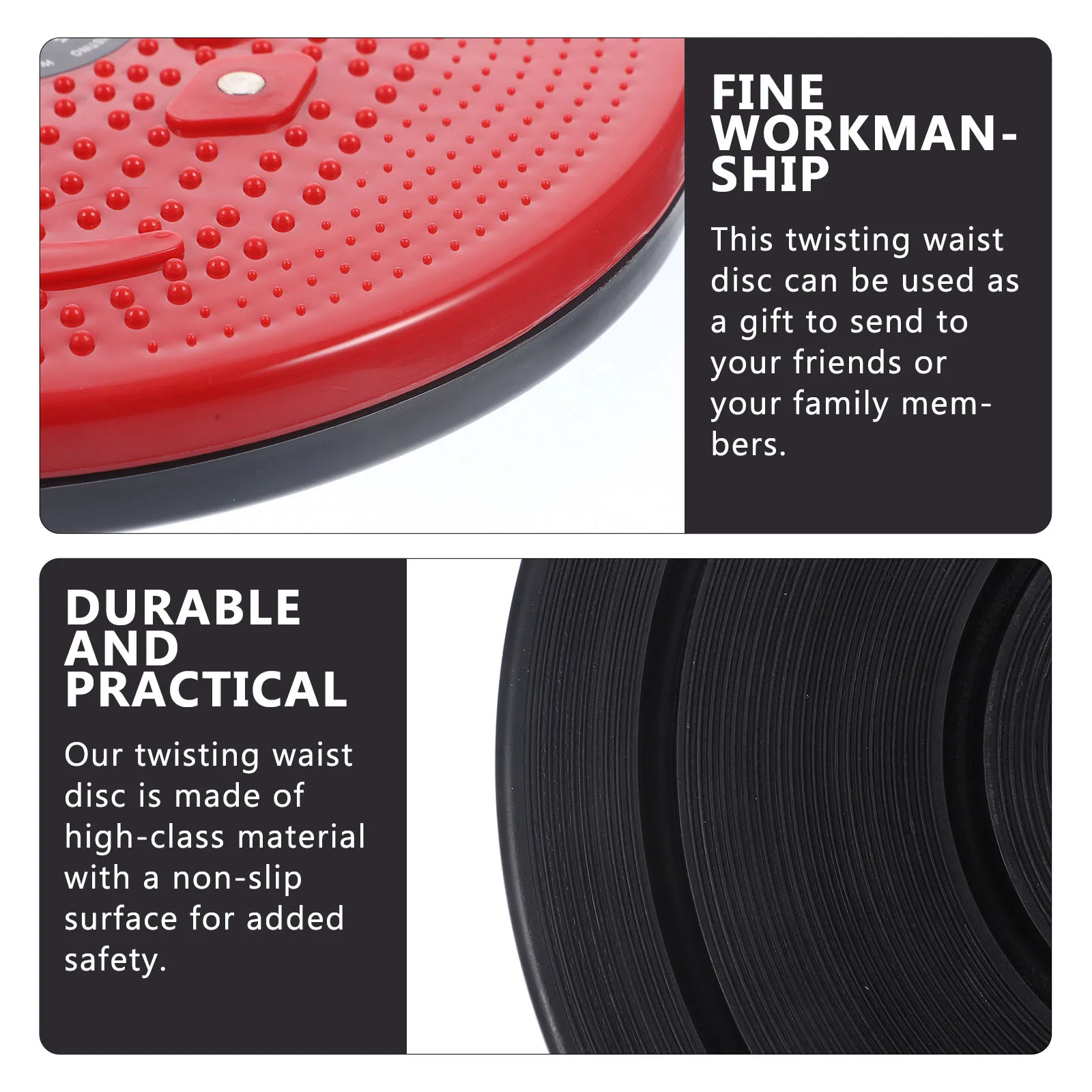 Twisting Waist Disc Durable Non Slip Surface Compact Exercise Rotating Board Fitness Workout Tool for Slimming Waist ABS Hips