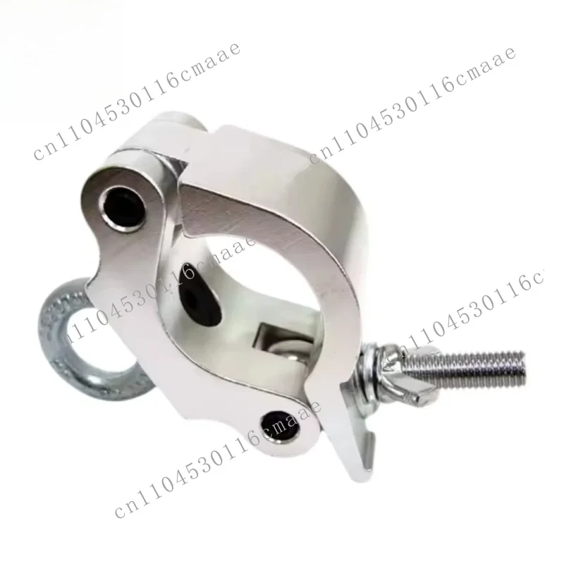 Silver Black Loaded 200kg Aluminum Hanging Ring Bolt Ring Truss Clamp Stage Light Truss