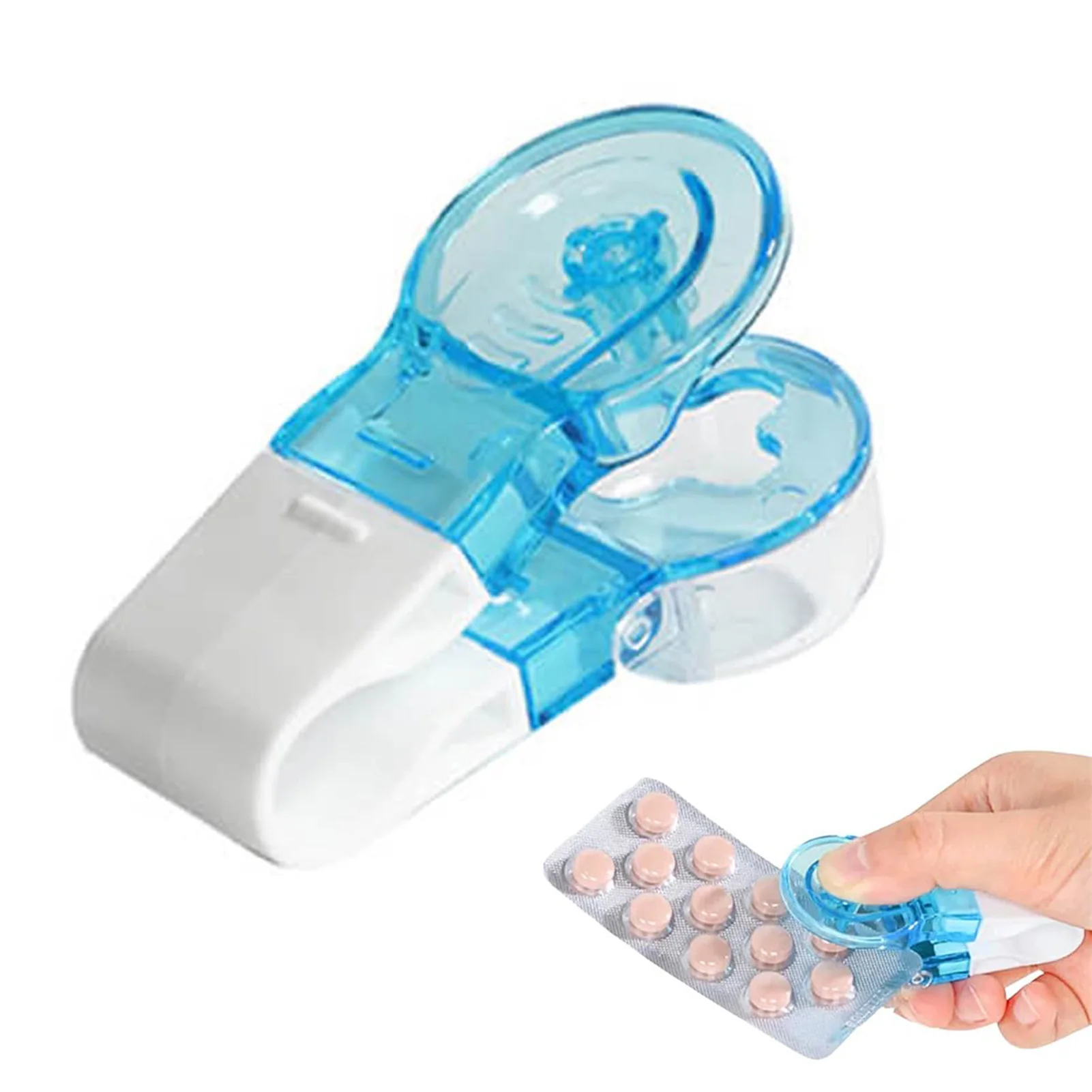 Mini pastillero portátil, dispensador de píldoras, caja de almacenamiento de conveniencia, diseño de pastillero para el hogar, caja organizadora de medicamentos de viaje