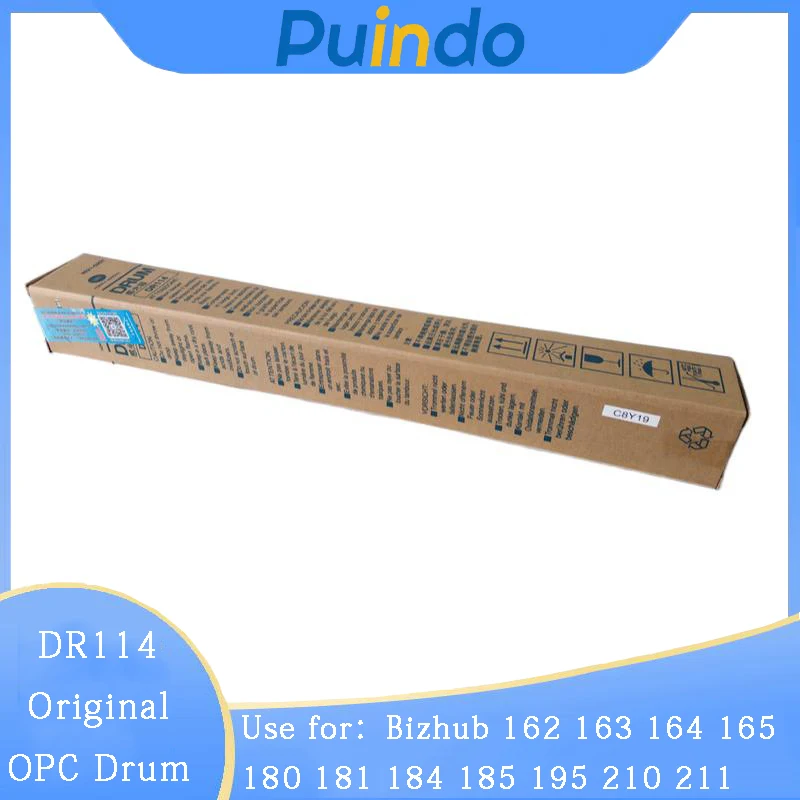 

DR114 DR-114 Оригинальный новый барабан OPC для Konica Minolta Bizhub 162 163 164 165 180 181 184 185 195 210 211