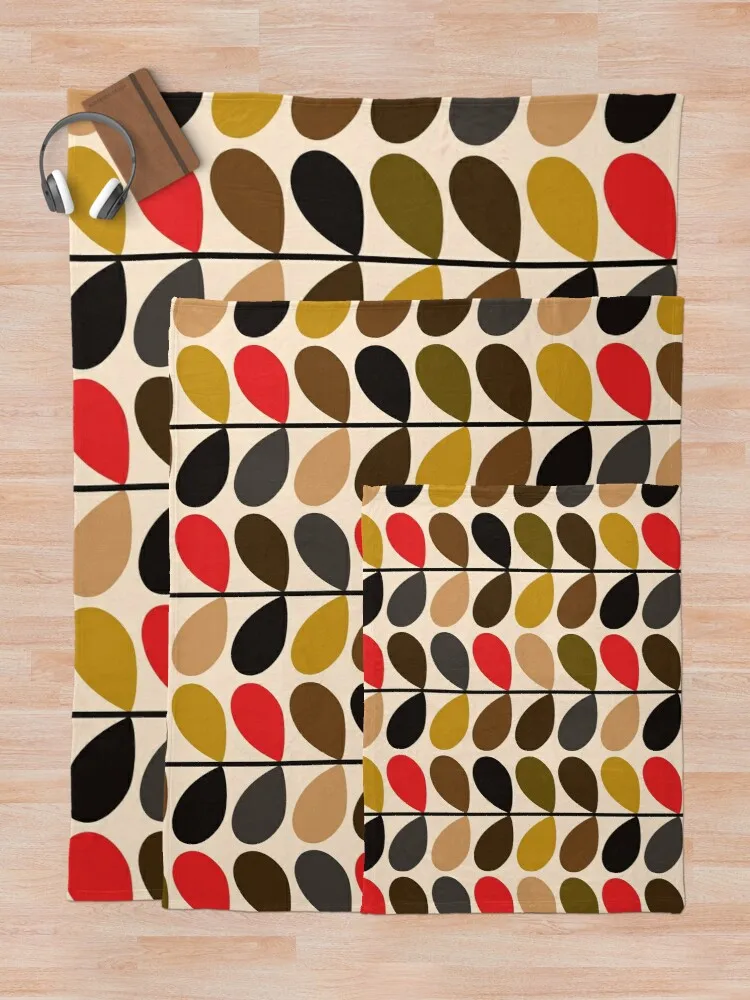 Orla Kiely Throw Blanket Blanket With Well Thick King Wool Loose Blanket Floral Throw Blanket Fleece Fabric