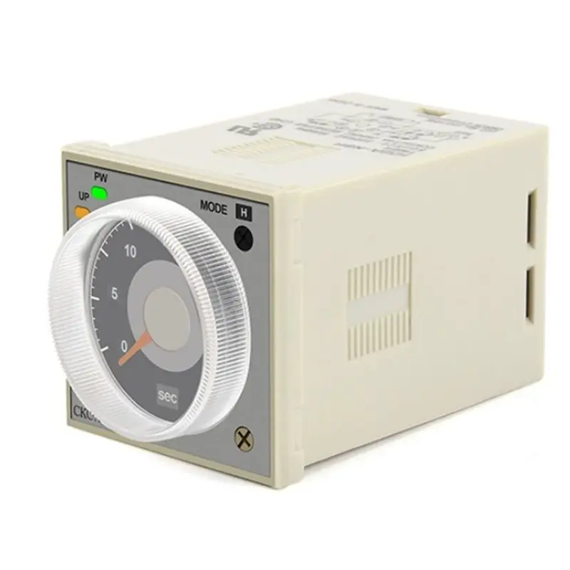 ABYN-Time Delay Relay Analog Time Relay Solid State Time Delay Relay 1.2S 300H AC 220V Adjustable Analog Panel Mount Timer