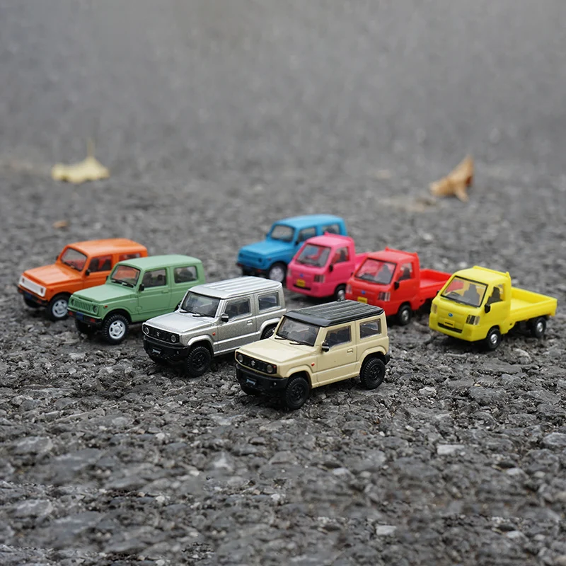 Capsule Car 1:64 Scale Suzuki Jimny Off-road Vehicle SUV Pickup Truck Van Mini Car Model Diecast Toy Collectible Boys Toys