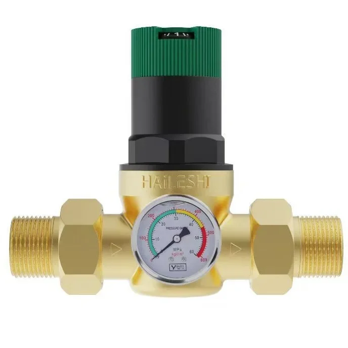 New ArrivalTap Water Pressure Reducing Valve Brass Adjustable Stabilizing Valve Pressure Reducing Valve Pre Filter Filter