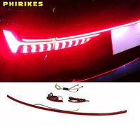 For Audi A6L Through Type Tail Lights A6 2019-2021 Upgrade C8 Optical Guide LED Dynamic Flowing Light Tail Lamp Auto Accessory