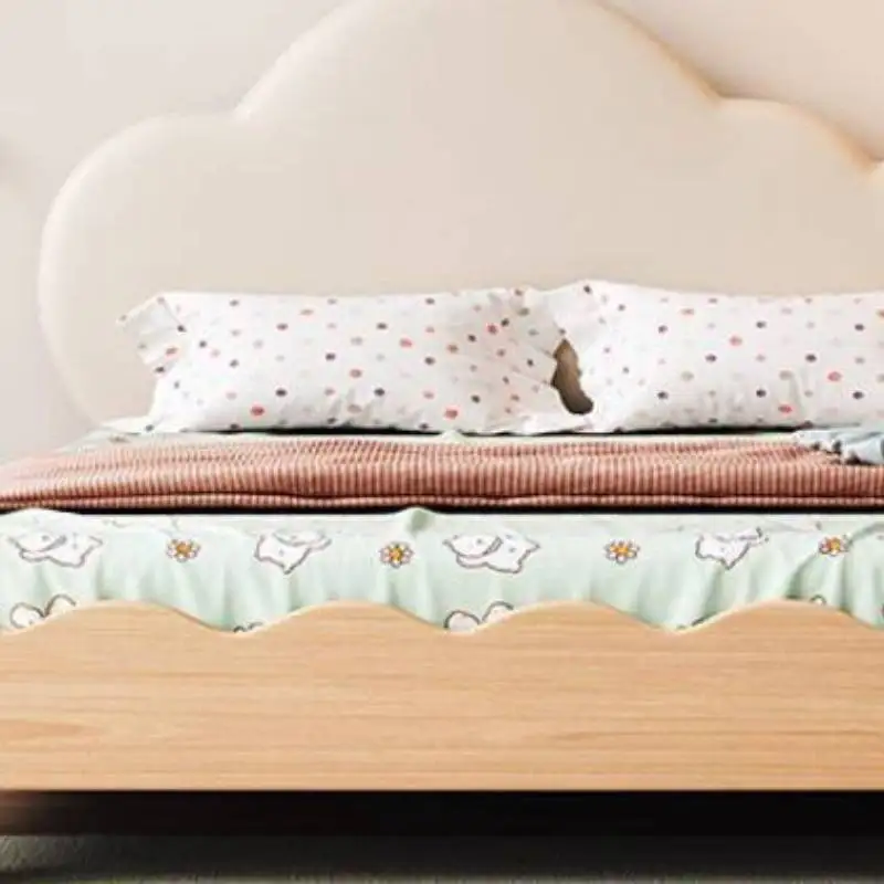 سرير أطفال عادي أوروبي آمن قابل للتوسيع بسيط فردي للأميرة سرير أطفال بنات تصميم حديث Lettino Per Bambini أثاث منزلي #6