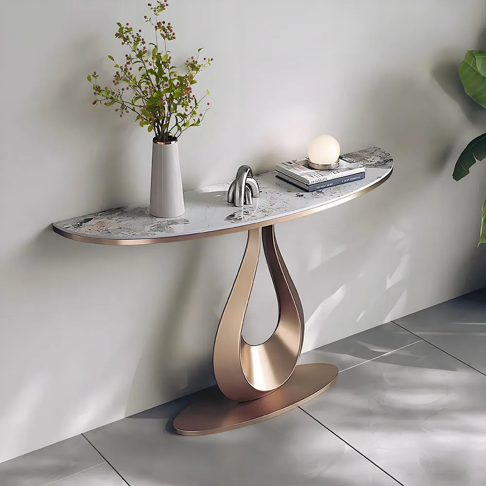 Nordic Modern Console Tables Metal Midcentry Lobby Luxury Console Table Entrance Hallway Consolle Ingresso Living Room Furniture