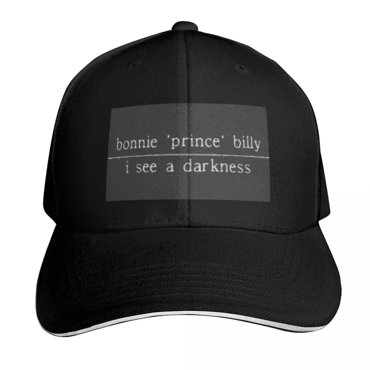 I See a Darkness Baseball Cap Streetwear Hip Hop Trendy Vintage Retro Embroidered Lightweight Packable
