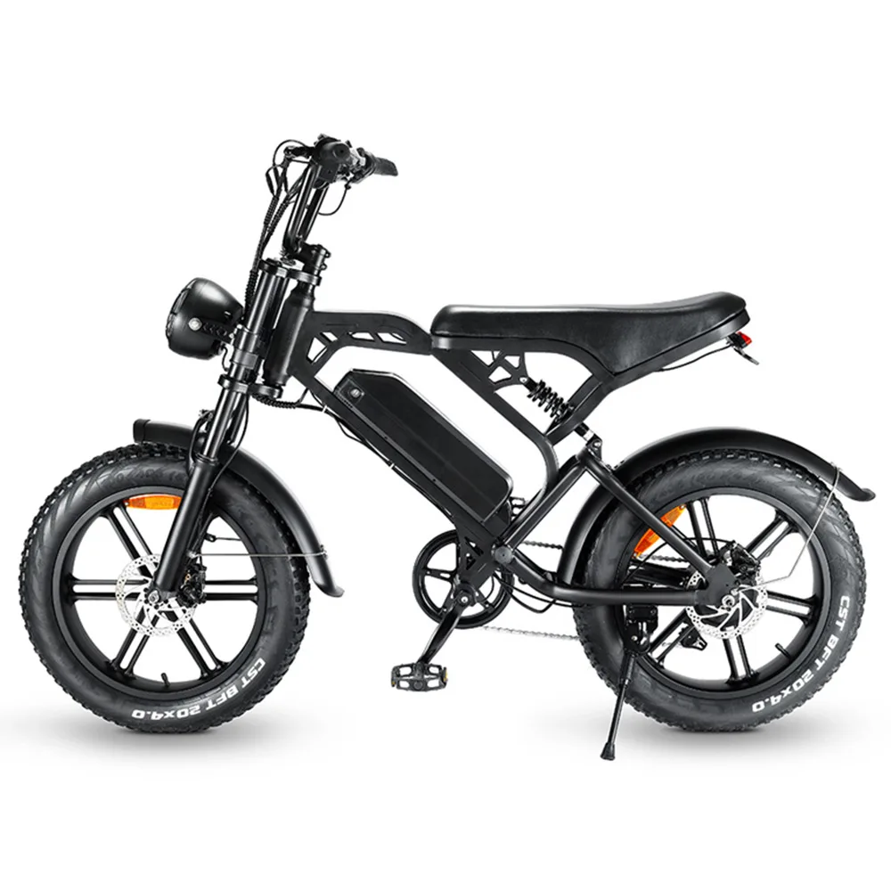 EU Warehouse Fat Tire Electric Bike 20inch V20 Foldable E Bike Price 500W 750W Motor 15AH Battery Electric Bicycle