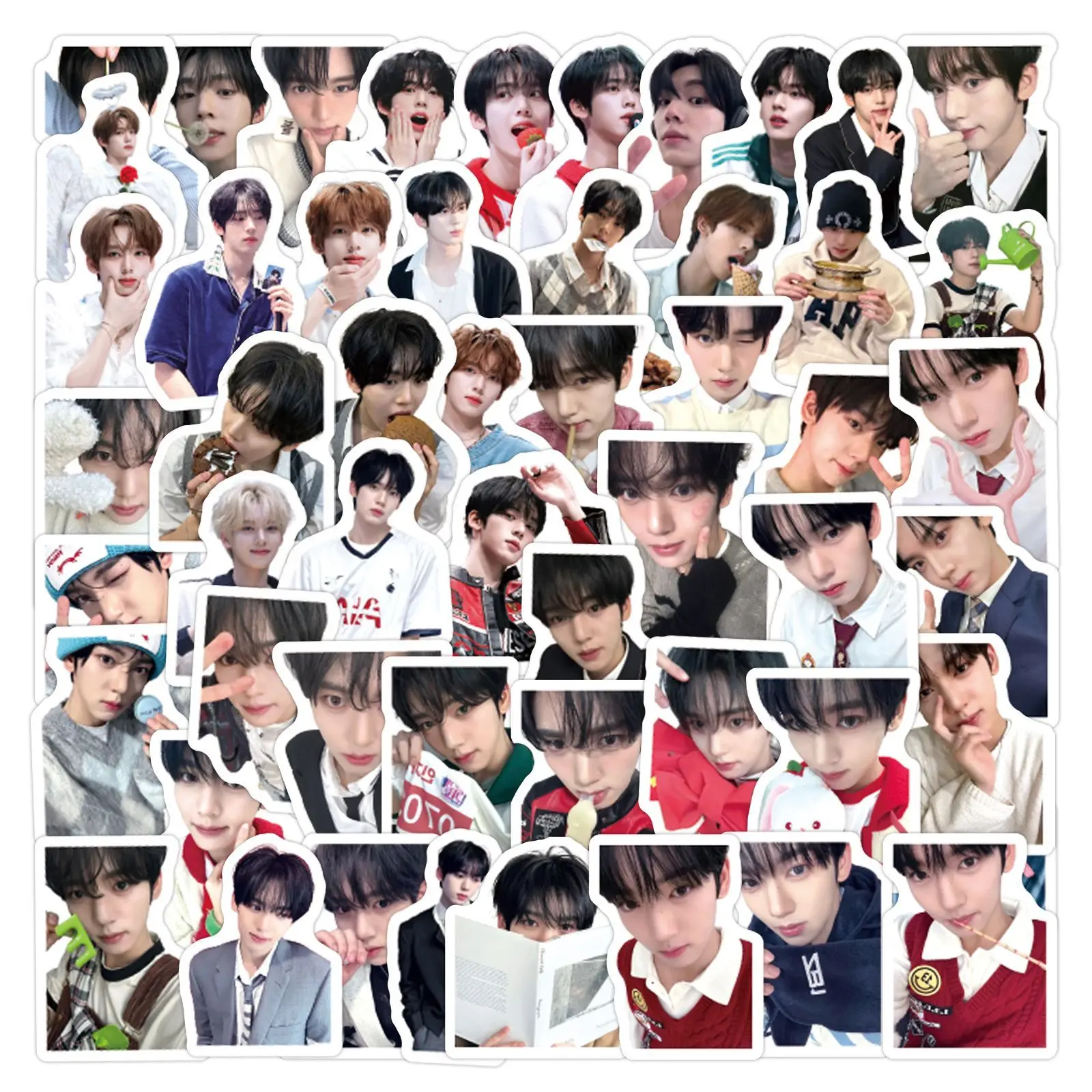 

100 шт. модных фотостикеров Kpop ZB1 для декора: Рикки, Джихун, Тэара, Мэттью. Наклейки для блокнотов, канцелярских товаров, DIY-проектов. Подарок для фанатов.