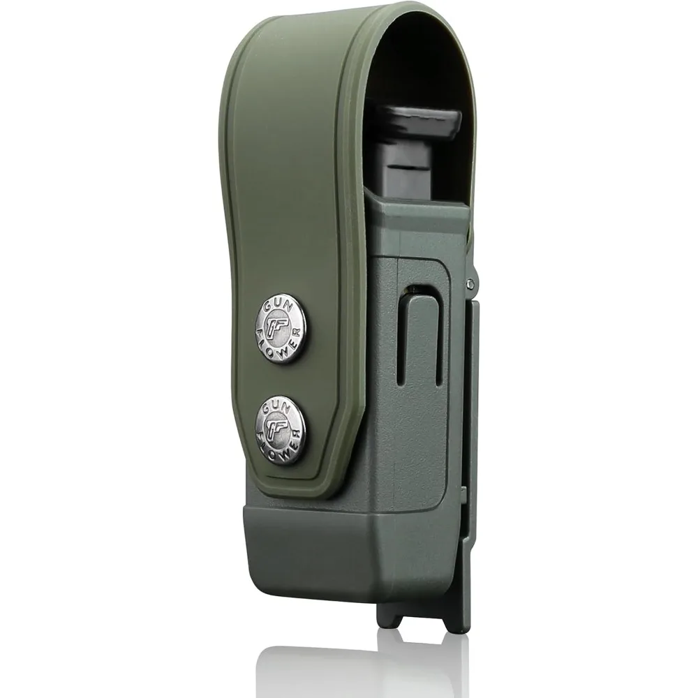 Double Stack Magazine Pouch for Glock 17/19/19X,Sig P320/P365,Taurus G2C,Fits 9mm/.40 Mags,Removable Retention Strap,Mag Carrier