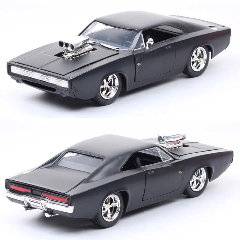 1:24 The DODGE Charger RT 1970 Scale Big Jada Dom Racer Street Diecast Vehicle Metal Car Toy Model Miniature Collectibles Z34