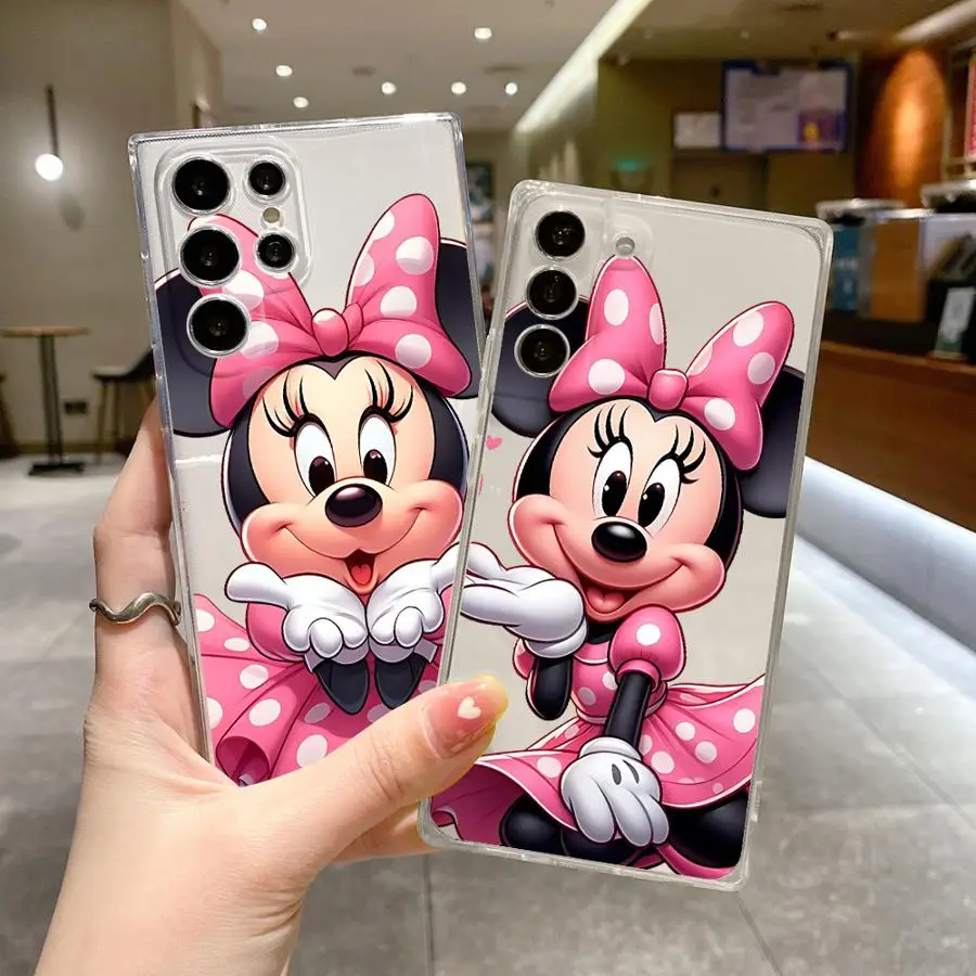 Disney Minnie Mouse Phone case for Samsung Galaxy S10 S20 S21 S24 S25 S22 S23 Plus Ultra FE Note10 20 Plus Lite cases - náhled 6
