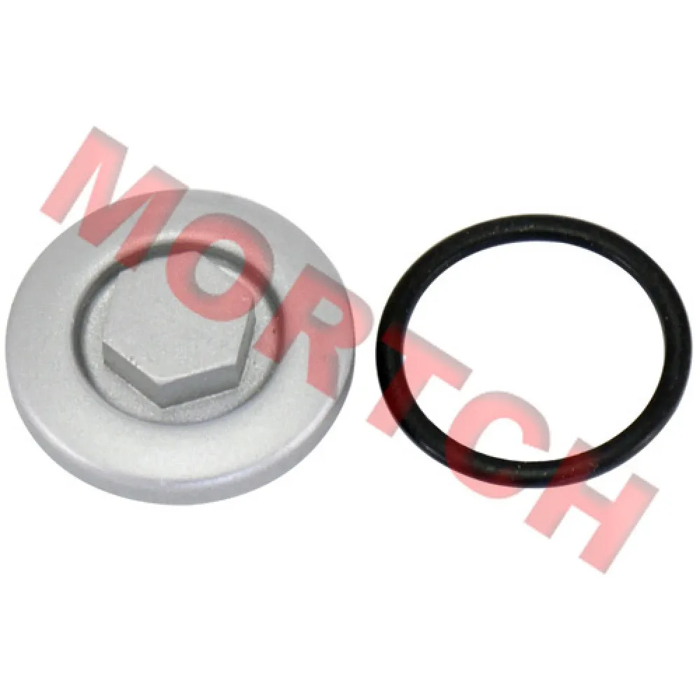 Motorcycle Oil Drain Plug Cover Cap For Linhai 300 ATV 300cc LH300 Linhai300 ATV 250 260 400 Jinglang Oil Filter Cap 23111 23112