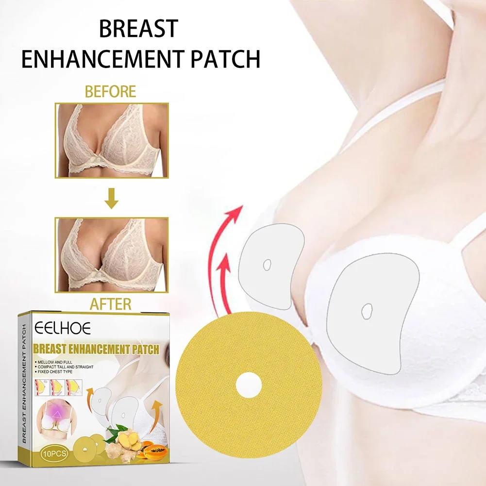 

10-30pcs Breast Enhancers Pads Ginger Plant Ingredients Sexy Breast Lifting Firming Large Bust Chest Pastes Breast Patches Care