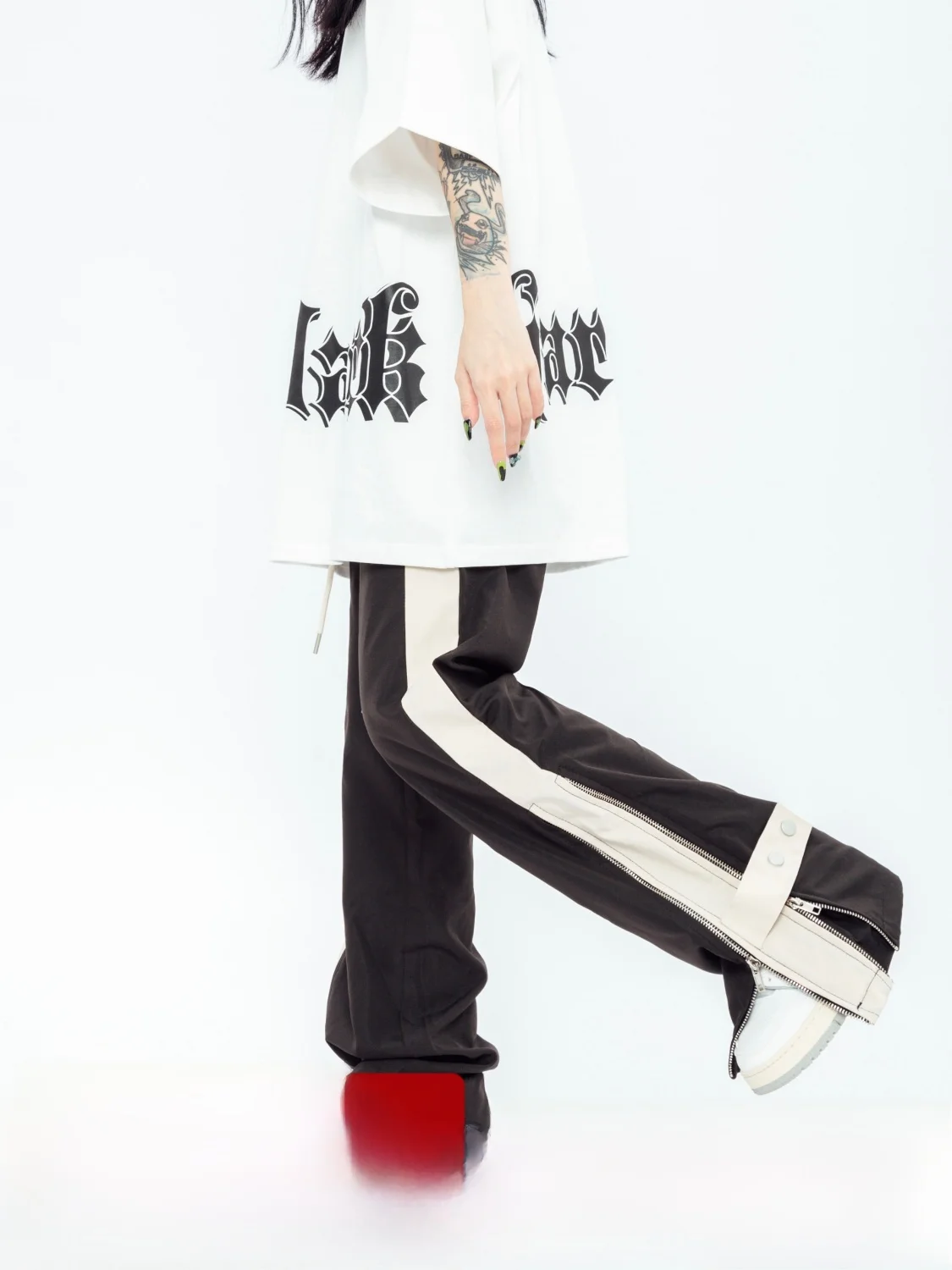 

Модные американские свободные повседневные брюки на молнии для пар, весна-лето, уличная мода, прямые брюки