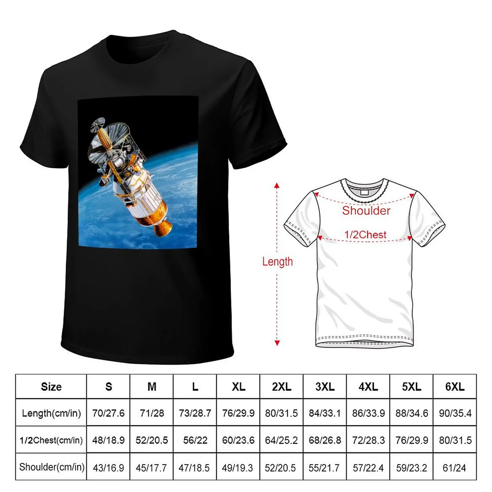 Galileo with inertial upper stage in low Earth orbit T-Shirt graphic t shirts for man T-Shirt