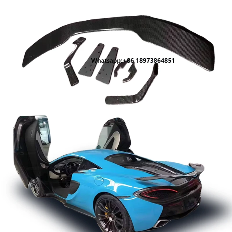 

Perfect Fitment M Style 570S Carbon Fiber Rear Spoiler Rear Wing for Mclaren Car Parts