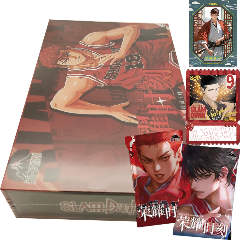 

Slam Dunk Collection Cards Hot Blooded Youth Anime Popular IP Character Fun Surprise Cards Decorative Toys Kids Christmas Gifts