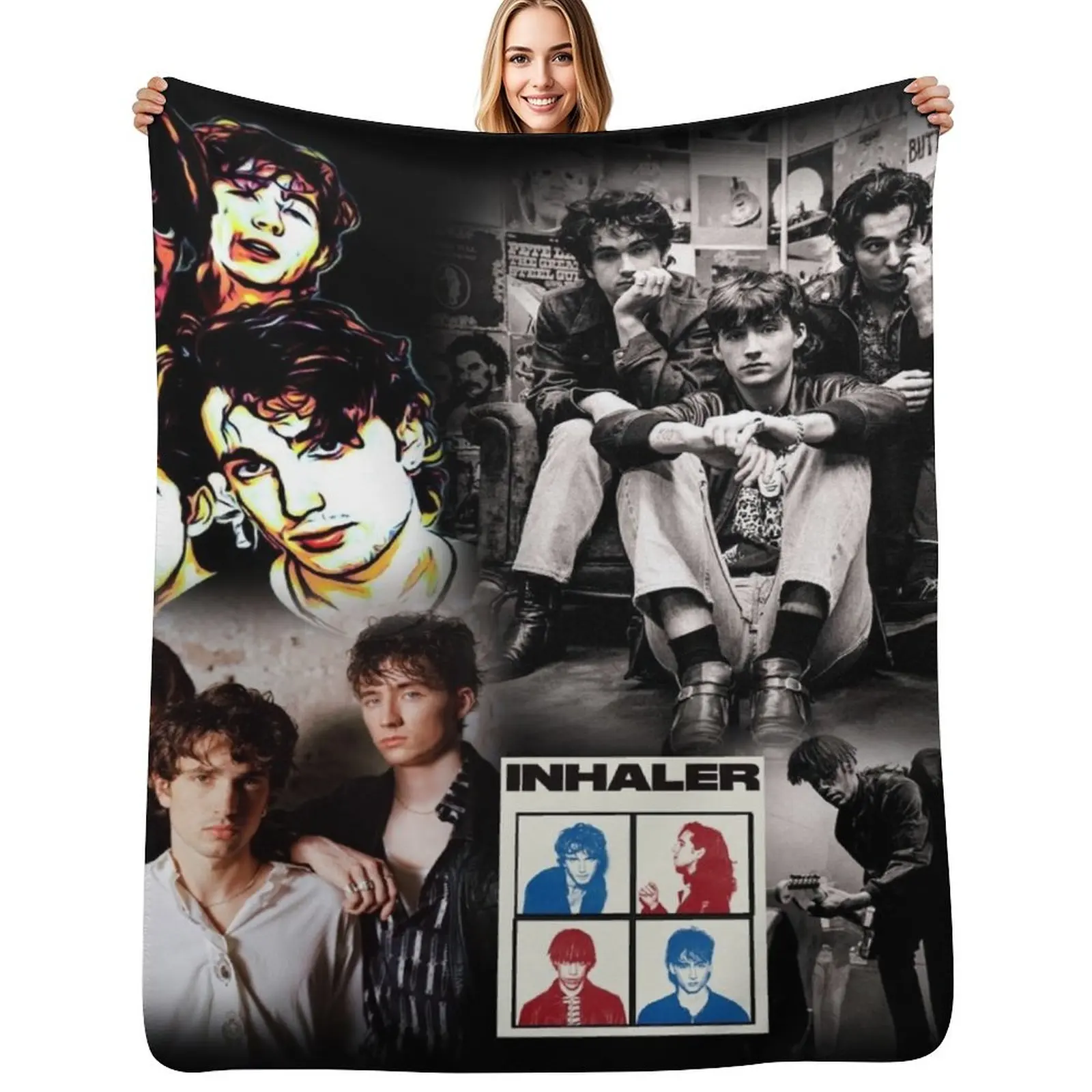 

Inhaler band Dublin Throw Blanket No Pilling Soft Warm Blanket for Bed