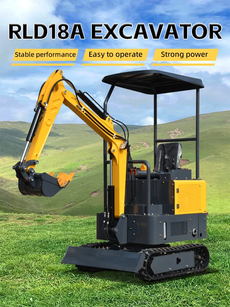 Fabriek directe verkoop 1.8T kleine graafmachine constructie multitool aanpasbare kleine graafmachine.