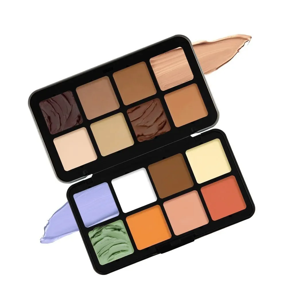 

16 Color Iron Box Concealer Repair Brightening Shadow Nose Shadow Earth Color Matte Concealer Makeup Palette Highlighter Makeup