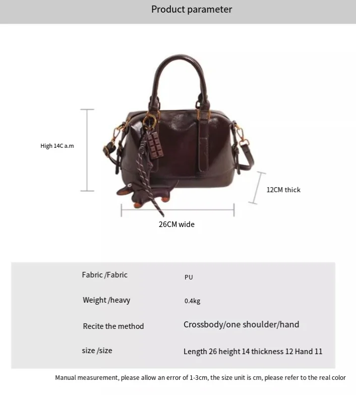 FOUR ONE Commuter Boston Borsa a tracolla versatile da donna, nuova, con tracolla_voghion.com