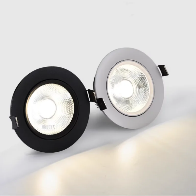 

Ультратонкий регулируемый угол 2,5 см, светодиодный точечный светильник, встроенный потолочный светильник, 5,5 см, винный шкаф, 7,5, магазин одежды, 5W18W, потолочный светильник