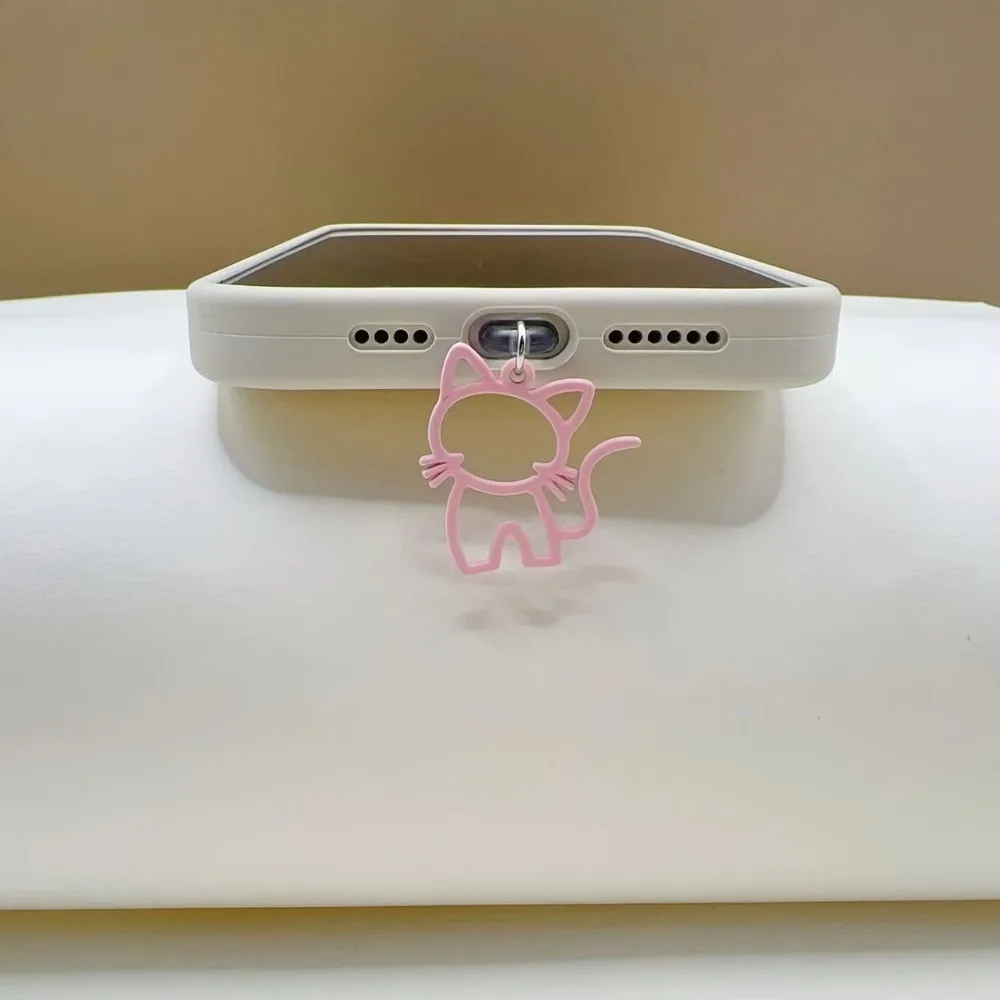 

Корейский стиль, милый кот, пылезащитная заглушка, подвеска, порт зарядки телефона, заглушка для iPhone, для AirPods, подвеска типа C, пылезащитная крышка