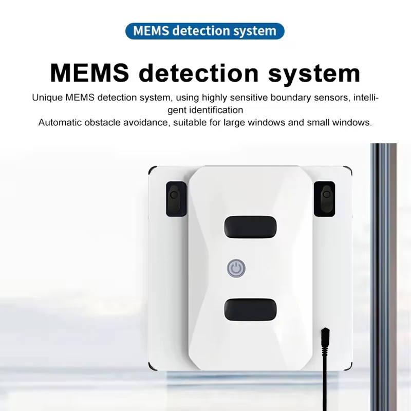 Robot Window Cleaner Purerobo W-S3S Smart APP& Remote Control Manual Automatic Bilateral Water Spray Vacuum Cleaner Window Robot